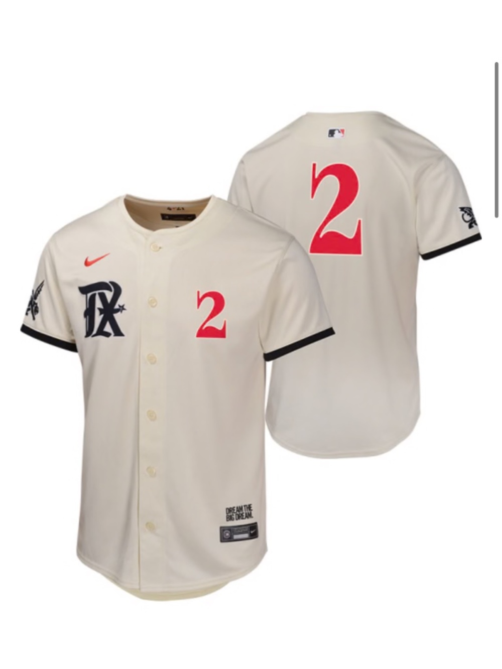 Nike Texas Rangers Jersey Semien boys M 10/12